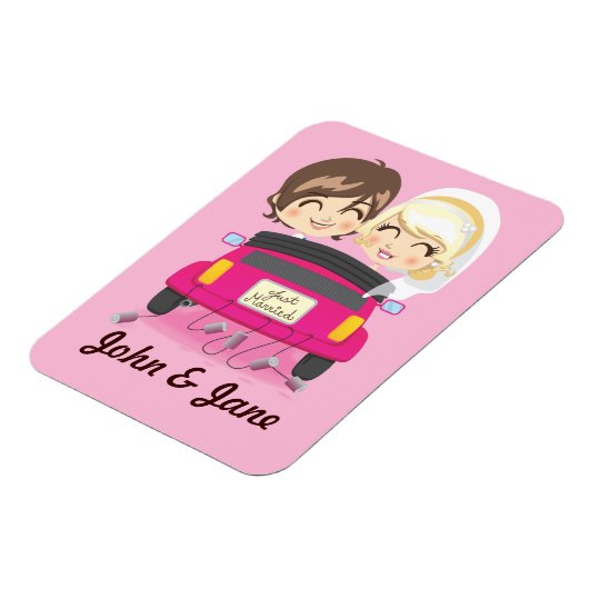 Just Married Couple Magnet (Linke Seite)