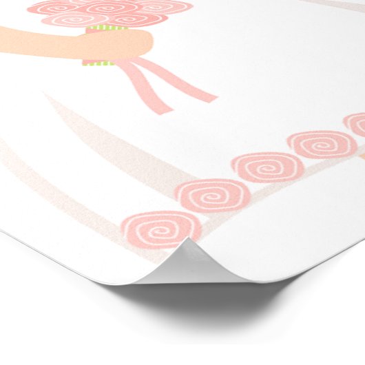 Just Married Couple Poster (Ecke)