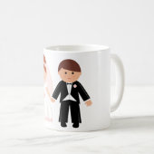 Just Married Couple Tasse (VorderseiteRechts)