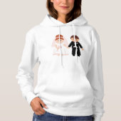 Just Married Couple Womens Hoodie (Vorderseite)