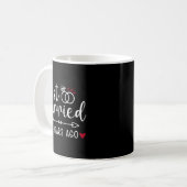 Just Married Couples Funny Husband Ehefrau 20. Ann Kaffeetasse (Vorderseite Links)