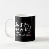 Just Married Couples Funny Husband Ehefrau 20. Ann Kaffeetasse (Links)