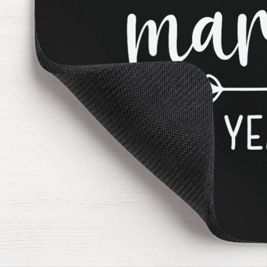 Just Married Couples Funny Husband Ehefrau 20. Ann Mousepad (Ecke)