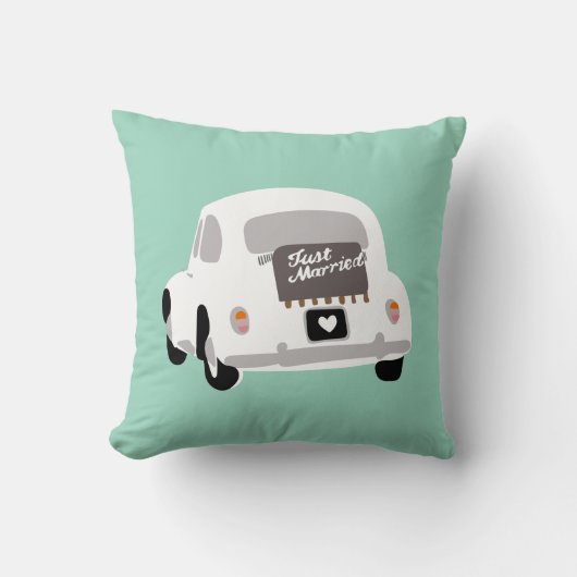 Just Married Cushion Kissen (Vorderseite)