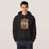 Just Married Cute Dog Honeymoon Couple Hoodie (Vorne ganz)