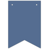 Just Married Dusty Blue Boho Jagdfahnen Wimpelkette (Erste Fahne)