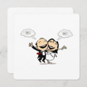 Just married einladung (Vorne/Hinten)