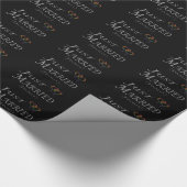 Just Married (Endlich) Lesben Pride Design Geschenkpapier (Ecke)