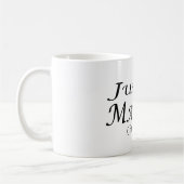 Just Married (final) Gay Pride mit Geschlechtersym Kaffeetasse (Links)