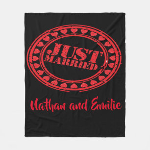 Just Married Fleecedecke