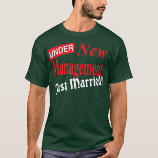 Just Married for Groom Bride Wedding Newlyweds Men T-Shirt