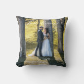 Just Married Foto Kissen (Vorderseite)