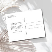 Just Married Foto Wedding Vielen Dank Postkarte