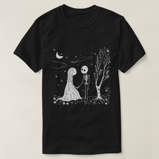 Just Married Funny Feymoon T-Shirt (Design vorne)