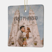 Just Married Gastgeschenk Hochzeit Ornament Gesche (Links)