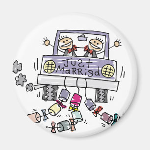 Just Married Gay Gastgeschenke Hochzeiten Magnet