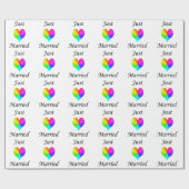 Just Married Geschenkpapier (Flach)