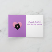 Just Married Greeting Karte (Innenseite)