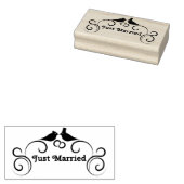 Just Married Gummistempel (Stempel)