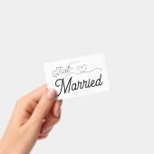 Just Married Heart Ausweis (Handheld)