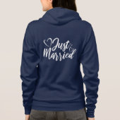 Just Married Hoodie (Rückseite)