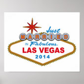 Just Married in Fabulous Las Vegas 2014 (Zeichen) Poster (Vorne)