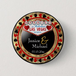 Just Married in Fabulous Las Vegas - Red Button
