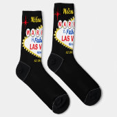 Just Married in Las Vegas Wedding Groom Socken (Rechts)