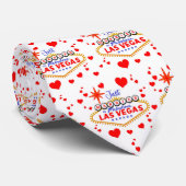 Just Married in Vegas thematische Krawatte (Gerollt)