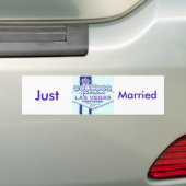 Just Married/Las Vegas Honeymoon Autoaufkleber (Auf Auto)