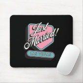 Just Married Las Vegas Wedding Bride Groom Mousepad (Mit Mouse)