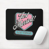 Just Married Las Vegas Wedding Bride Groom Mousepad (Mit Mouse)