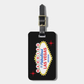 Just Married Las Vegas Wedding Couple Gepäckanhänger (Vorderseite vertikal)