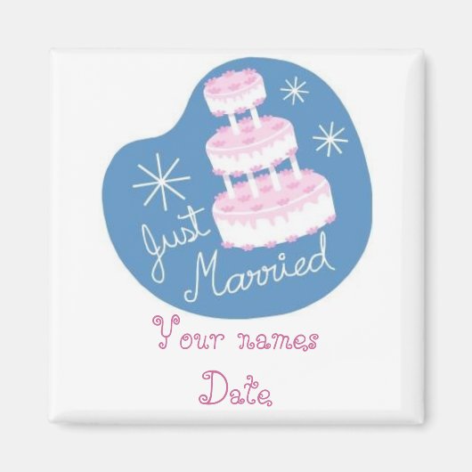 Just Married Magnet (Vorne)