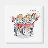 Just Married Magnet (Vorne)
