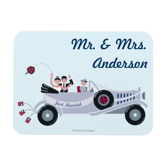 Just Married Magnet (Horizontal)