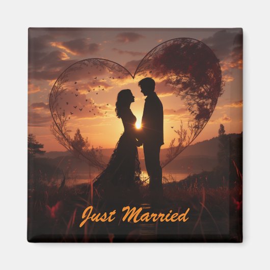 Just Married Magnet (Vorne)
