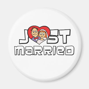 Just Married Magnet