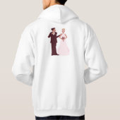 Just Married Mens Hoodie (Rückseite)