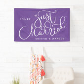 Just Married | Name und Datum hinzufügen Banner (Insitu)
