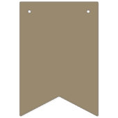 Just Married Neutral Beige Boho Jagdfahnen Wimpelkette (Erste Fahne)