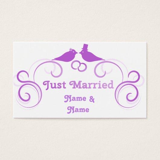 Just Married Newlyweds Thunder_Cove (Vorderseite)