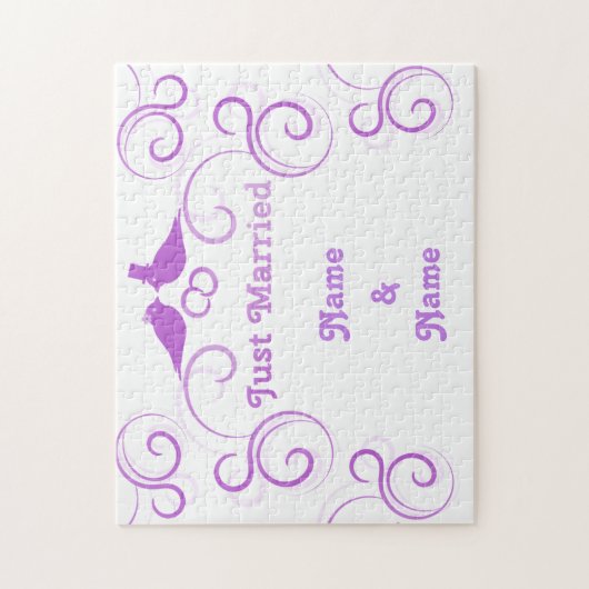 Just Married Newlyweds Thunder_Cove Puzzle (Vertikal)