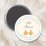 Just Married Niedlich Perfect Pair Gastgeschenk Ho Magnet<br><div class="desc">Nur verheiratet Niedlich Perfect Pair Gastgeschenk Hochzeit Magnet</div>