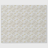 Just Married - Personalisiert Geschenkpapier (Flach)