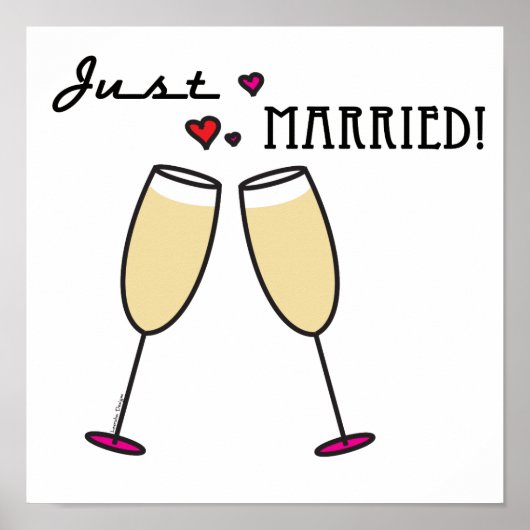 Just Married Poster (Vorne)