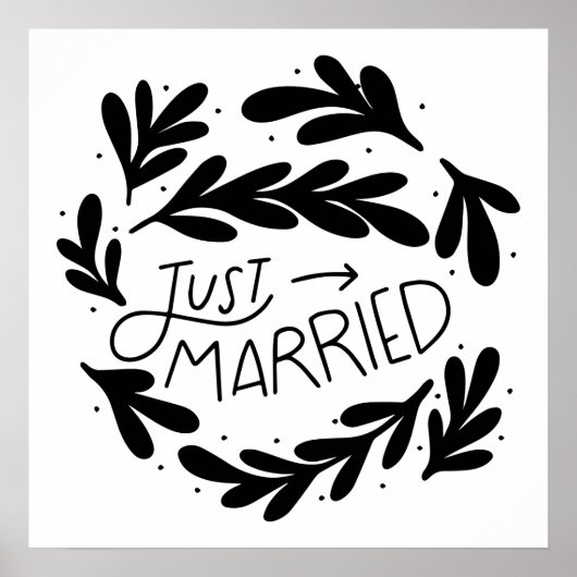 Just Married Poster (Vorne)