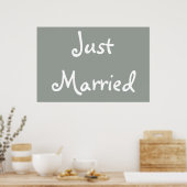 Just Married Poster (Küche)