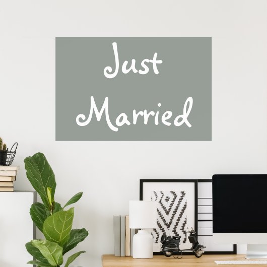 Just Married Poster (Heimbüro)