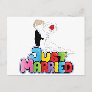Just Married Postkarte